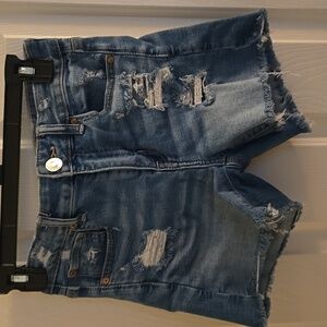 American Eagle Hi-Rise Shortie Shorts. Size 2.